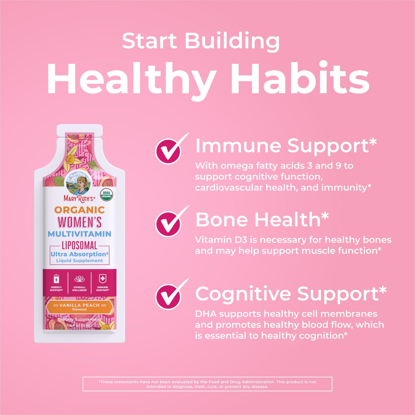 Women's Organic Multivitamin Liposomal Pouches