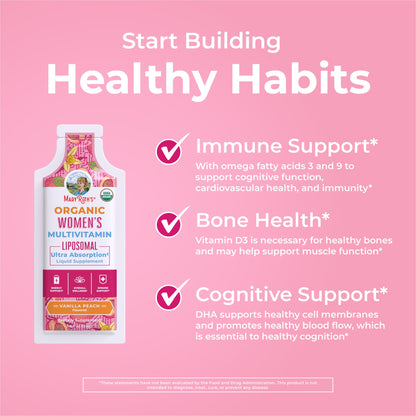Women's Organic Multivitamin Liposomal Pouches